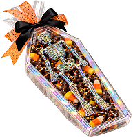 Plastic Coffin Treat Box - Halloween